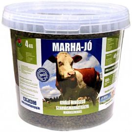 Kravský hnůj peletovaný Marha-Jó 4kg kbelík