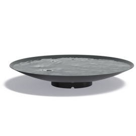 Mísa z lakované oceli na vodu 120 x 21 cm - Antracit bez díry