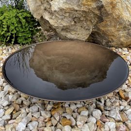 Mísa na vodu z lakované oceli 120 x 21 cm - Antický bronz