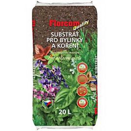 FLORCOM Substrát pro bylinky a koření 20L