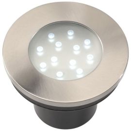 Hibrie samostatné svítidlo, nerez, d=90mm LED 2W IP68