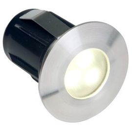 Alpha samostatné svítidlo, nerez 316, d=30mm LED 0,5W bílá IP68