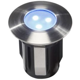 Alpha samostatné svítidlo, nerez 316, d=30mm LED 0,5W modrá IP68