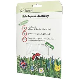 Lepové DESTIČKY BÍLÉ 6ks