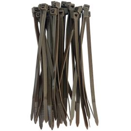 BRIDFIX příchytky na stínící sítě, hnědé 140mm, 50ks