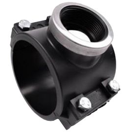 Navrtávací pás na PE potrubí 40 x 1” zesílený PN16