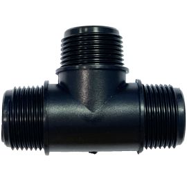 PP T-kus plastový černý VOZ 1 1/2"