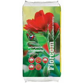 FLORCOM Substrát pro pelargonie a balkonové květiny 20L