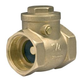 5/4" Zpětná klapka mosazná horizontální