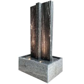 Žulová fontána Šedá symfonie 127 cm