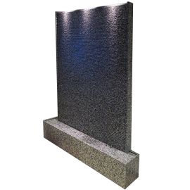 Žulová vodní stěna Šedý Šepot Kamene 208 cm