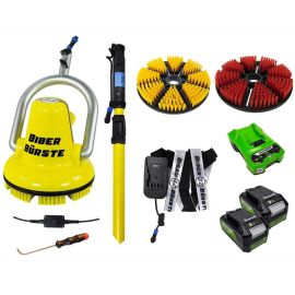 BIBER 22 Čistící kartáč s baterií - profi varianta