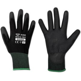 Rukavice pracovní - PURE BLACK PRO - velikost 10- BRADAS