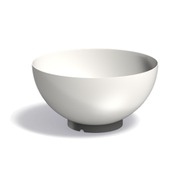 Ella Doris Mísa na vodu z lakované oceli 80x41 cm - Traffic white