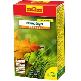 Podzimní hnojivo na trávník - granulované WOLF 100 m2