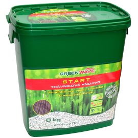 Hnojivo granulov. - GREEN WAVE - Start - trávnik - 8 kg (275 m2)