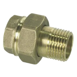 Šroubení mosazné přímé 1" MF