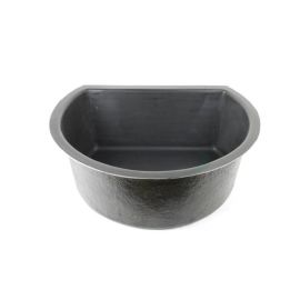 Půlkruhová nádoba sklolaminát 90x45x35cm