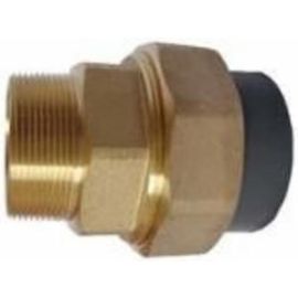 Šroubení PVC / mosaz, 1 x lepení 32 mm, 1 x vnější závit 1 ", PN 16