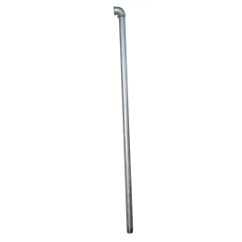 Pozinkovaná trouba 3/4" M s kolenem 3/4" F, délka 1m