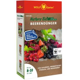 Fertilizer granules. - WOLF Natura Bio - N-BE 0.85 - fertilizer for berries - 0.85 kg