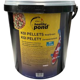 Healthy pond 2 Barevné plovoucí pelety MIX 2-5mm 3,7kg - cca10L