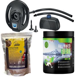 Zimný set pre jazierko - BactoUP 10m3 - IceFree 4 Seasons - Wheatgerm 6mm / 3l