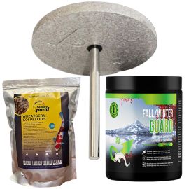 Zimný set pre jazierko - BactoUP 10m3 - Ohrievač 150 W - Wheatgerm 6mm / 3l