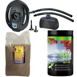 Zimný set pre jazierko - BactoUP 90m3 - IceFree 4 Seasons - Wheatgerm 6mm / 15kg